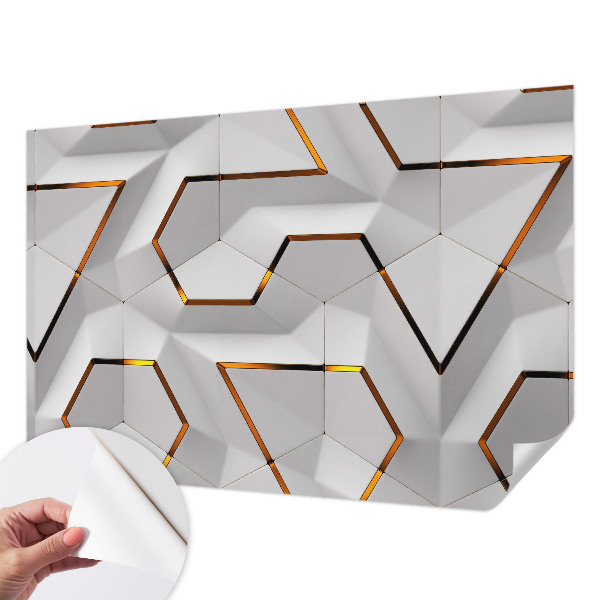 Papier peint panoramique pas cher Moderná geometria