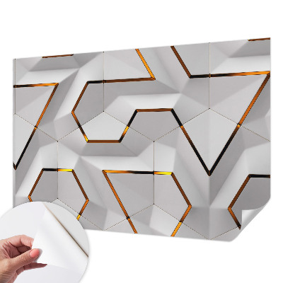 Papier peint panoramique pas cher Moderná geometria