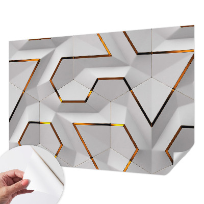 Papier peint panoramique pas cher Moderná geometria