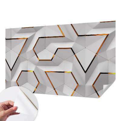 Papier peint panoramique pas cher Moderná geometria