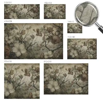 Papier peint intissé beauté florale