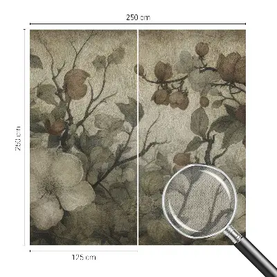 Papier peint intissé beauté florale