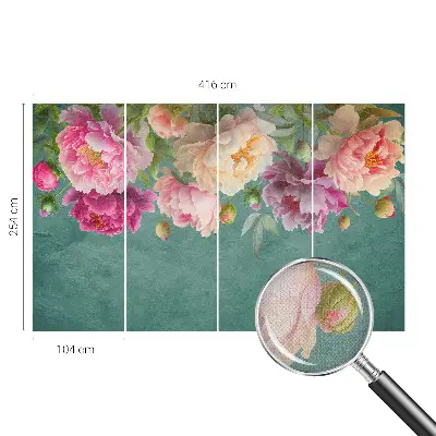 Papier peint intissé imprimé élégance florale