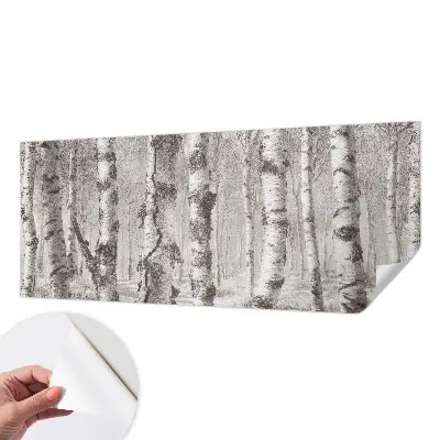 Papier peint photographique intissé forêt de bouleaux