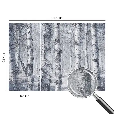 Papier peint photo imprimé sur tissu non tissé Nature glaciale