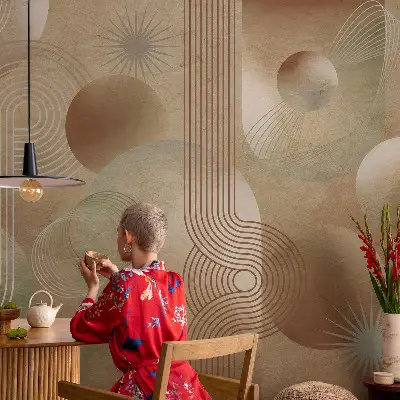 Papier peint intissé Motif géométrique
