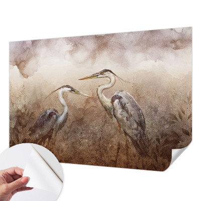 Papier peint panoramique adhésif Elegantné vtáky