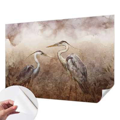 Papier peint panoramique adhésif Elegantné vtáky