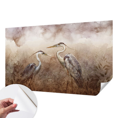Papier peint panoramique adhésif Elegantné vtáky