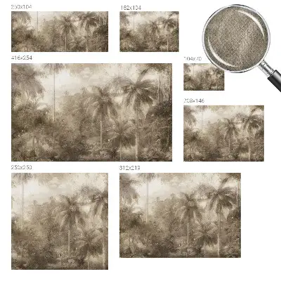 Papier peint photo imprimé sur tissu non tissé Paysage exotique