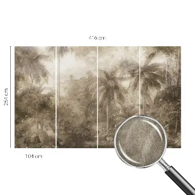 Papier peint photo imprimé sur tissu non tissé Paysage exotique