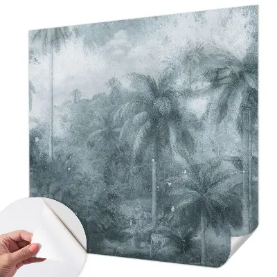 Papier peint photographique sur tissu non tissé végétation tropicale