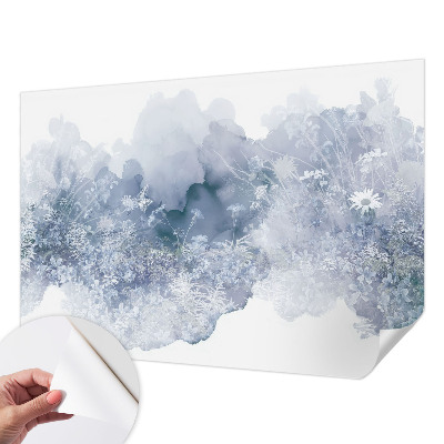 Papier peint tête de lit chambre adulte Kvetinová lúka