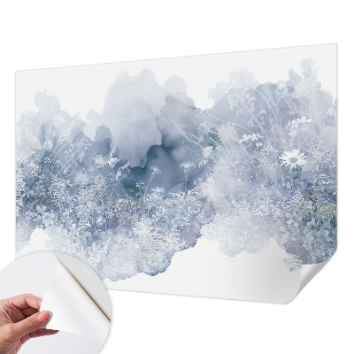Papier peint tête de lit chambre adulte Kvetinová lúka