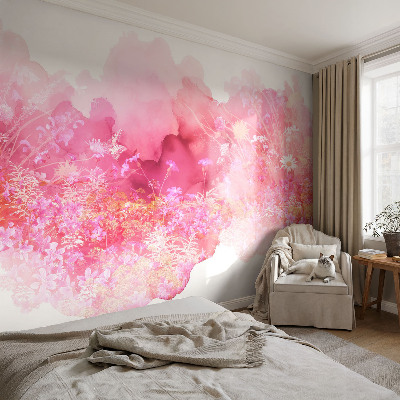 Papier peint chambre garçon Kvetinový vzor