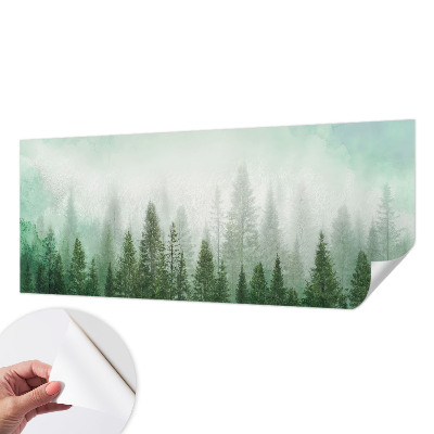 Papier peint tendance salon Vlk v lese