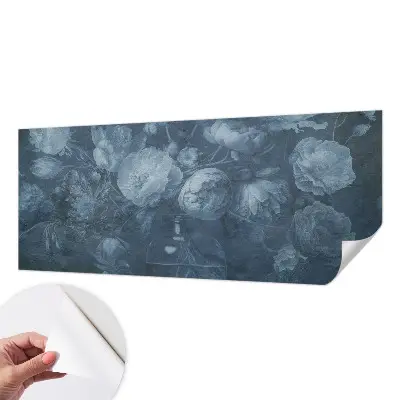 Papier peint photo imprimé sur tissu non tissé composition florale