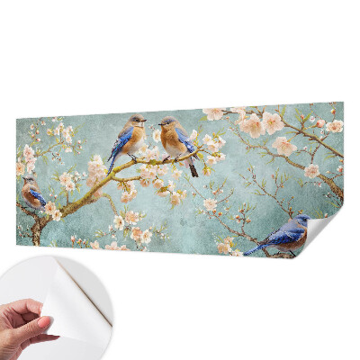 Papier peint tendance chambre adulte Jarné vtáky