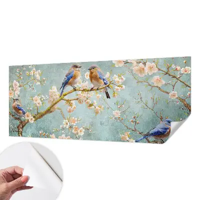 Papier peint photographique intissé oiseaux printaniers