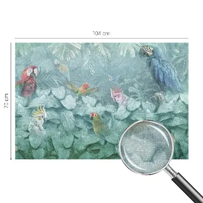 Papier peint intissé imprimé Oiseaux exotiques