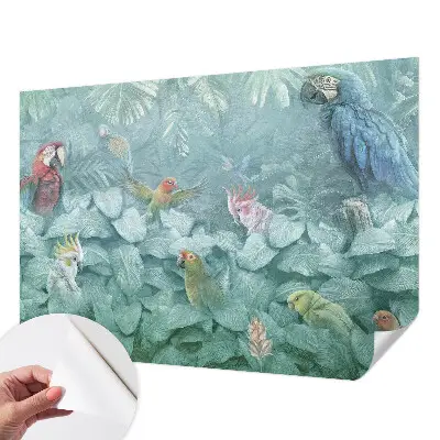 Papier peint intissé imprimé Oiseaux exotiques