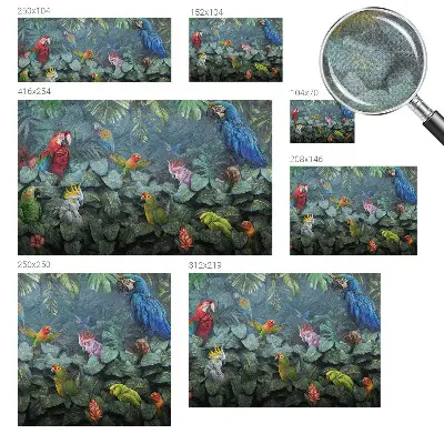 Papier peint intissé jungle exotique