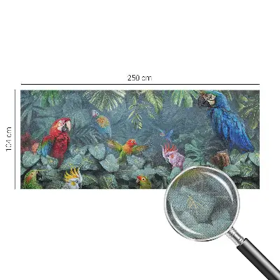 Papier peint intissé jungle exotique