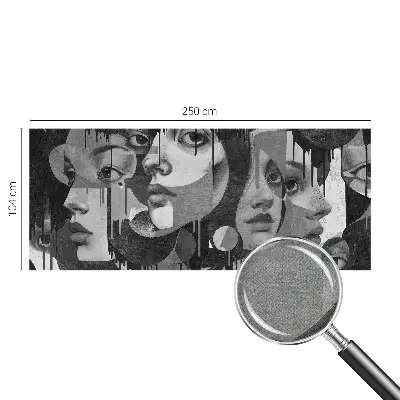 Papier peint photo grand format pour le mur Visages de femmes