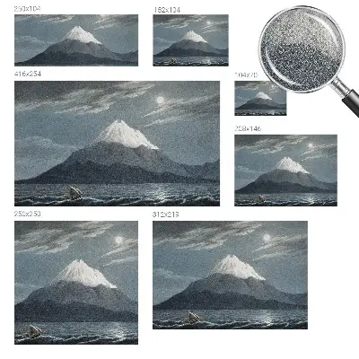 Papier peint intissé imprimé Nuit au clair de lune