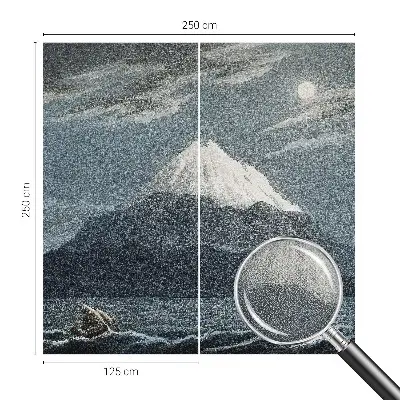 Papier peint intissé imprimé Nuit au clair de lune