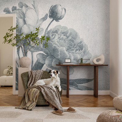Papier peint tête de lit chambre adulte Kvetinová elegancia