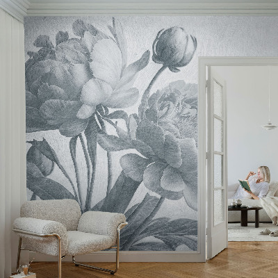 Papier peint tête de lit chambre adulte Kvetinová elegancia