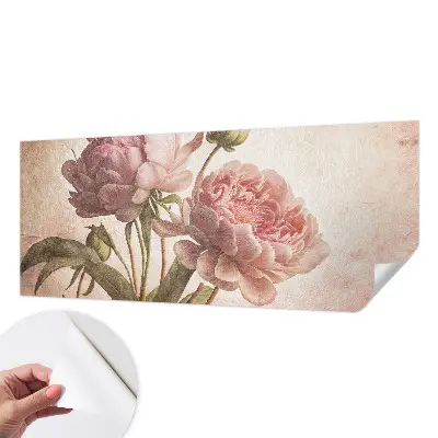 Papier peint intissé imprimé Pivoines délicates