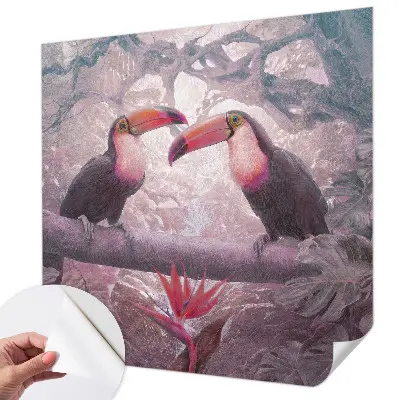 Papier peint photo grand format pour le mur Couple exotique