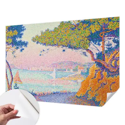 Papier peint photographique sur tissu non tissé paysage coloré