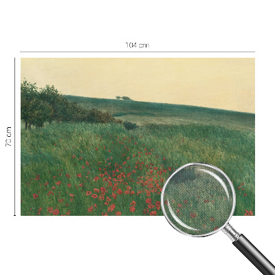 Papier peint panoramique adhésif Makové polia