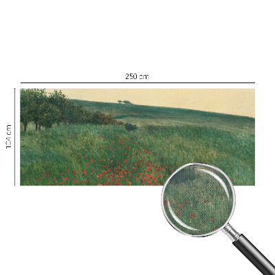 Papier peint panoramique adhésif Makové polia