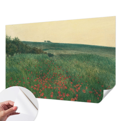 Papier peint panoramique adhésif Makové polia