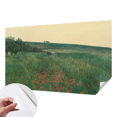 Papier peint panoramique adhésif Makové polia