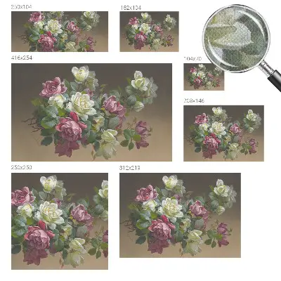 Papier peint photographique sur tissu non tissé élégance florale