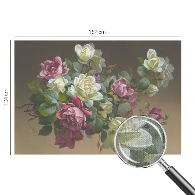 Papier peint photographique sur tissu non tissé élégance florale