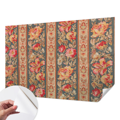 Papier peint chambre garçon Farebné kvety