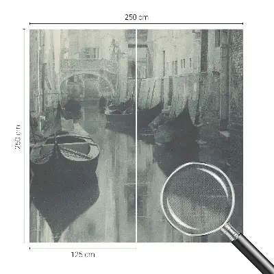 Papier peint photo imprimé sur tissu non tissé Vieux canal