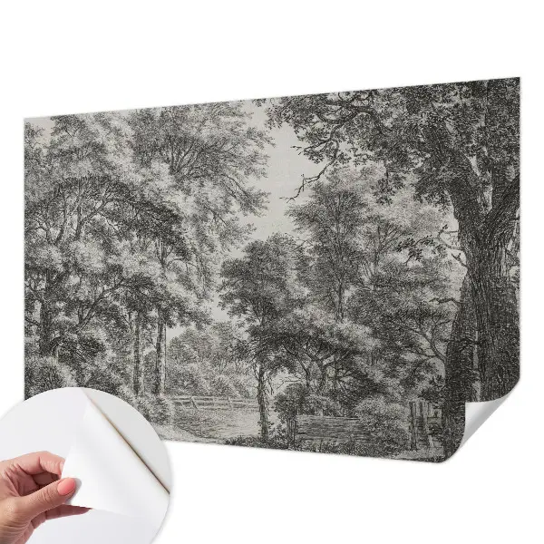 Papier peint photo grand format pour le mur paysage forestier