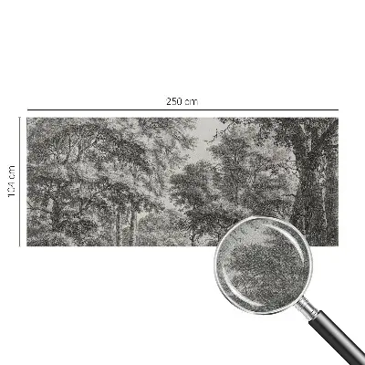 Papier peint photo grand format pour le mur paysage forestier