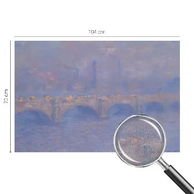Papier peint photographique sur tissu non tissé Pont bleu