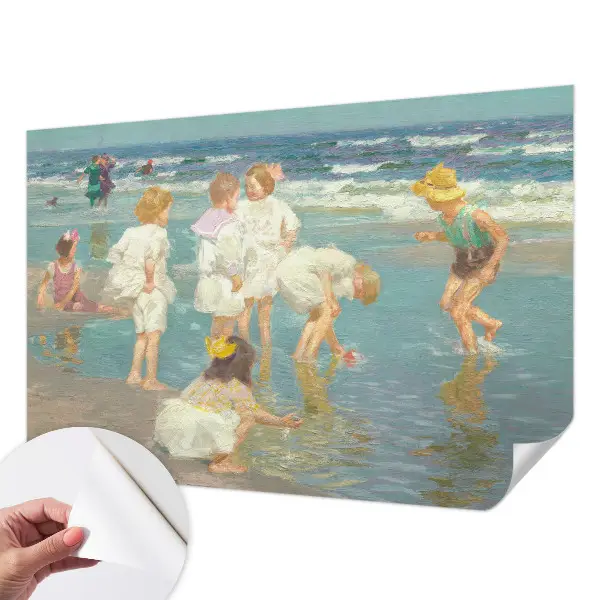 Papier peint photo grand format pour le mur Enfance à la plage