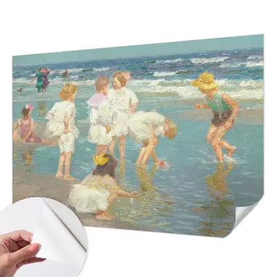 Papier peint photo grand format pour le mur Enfance à la plage