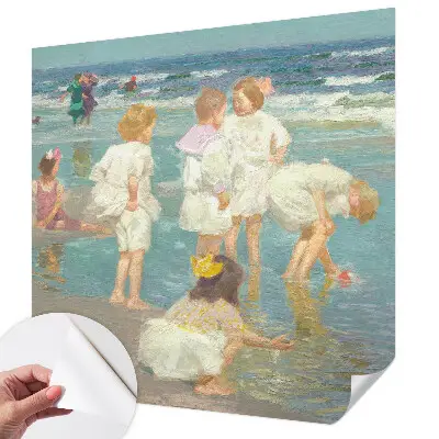 Papier peint photo grand format pour le mur Enfance à la plage