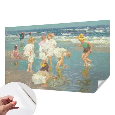 Papier peint photo grand format pour le mur Enfance à la plage